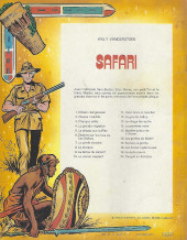 Verso de Safari (Vandersteen) -20- Tangali en detresse
