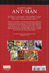 Verso de Marvel Comics : Le meilleur des Super-Héros - La collection (Hachette) -50- Scott lang - ant-man