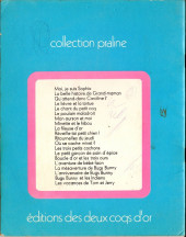 Verso de Praline (Collection) - Les trois petits cochons