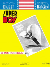 Verso de Super Boy (1re série) -15- Nylon Carter - Le repaire des renards n°9