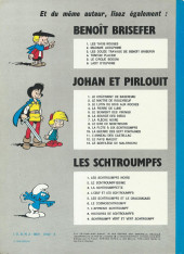 Verso de Johan et Pirlouit -8d1976- Le sire de Montrésor