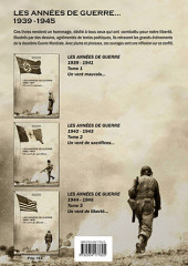 Verso de Les années de guerre 1939-1945 -3- Les années de guerre 1944-1945 - Un vent de liberté...