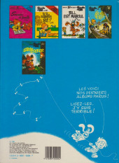 Verso de Boule et Bill -13a1985- Carnet de Bill