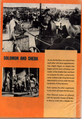 Verso de Four Color Comics (2e série - Dell - 1942) -1070- Solomon and Sheba