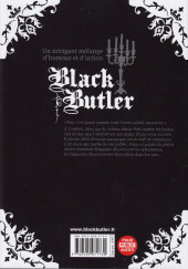 Verso de Black Butler -25- Black Burglar