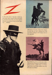 Verso de Four Color Comics (2e série - Dell - 1942) -1003- Walt Disney's Zorro - The Marauders of Monterey
