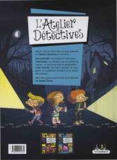 Verso de L'atelier détectives -2- Secrets d'école