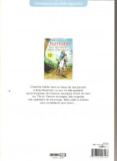 Verso de Aventures au club équestre - Charlotte au secours des chevaux