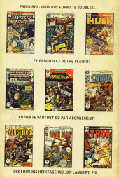 Verso de Fantastic Four (Éditions Héritage) -7172- Champ de bataille : l'édifice Baxter !