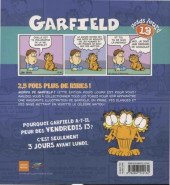 Verso de Garfield (Presses Aventure - carrés) -INT13- Poids Lourd - 13