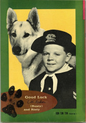 Verso de Rin Tin Tin and Rusty (Gold Key - 1963) -1- Rin Tin Tin and Rusty