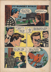 Verso de Four Color Comics (2e série - Dell - 1942) -1263- 77 Sunset Strip