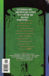 Verso de Green Lantern / Superman: Legend of the Green Flame (2000) - Green Lantern/Superman: Legend of the Green Flame