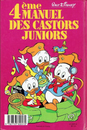 Verso de Manuel des Castors Juniors -4a81- 4ème manuel des Castors Juniors