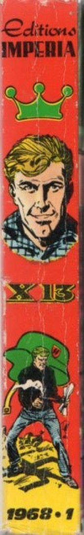 Verso de X-13 agent secret (Impéria) -Rec21- Collection reliée N°21 (du n°161 au n°168)