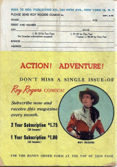 Verso de Roy Rogers Comics (Dell - 1948) -10- Issue # 10