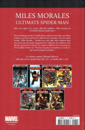 Verso de Marvel Comics : Le meilleur des Super-Héros - La collection (Hachette) -61- Miles morales ultimate spider-man