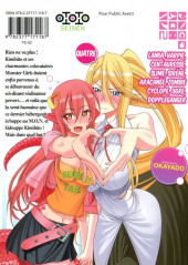 Verso de Monster Musume - Everyday Life with Monster Girls -4- Volume 4