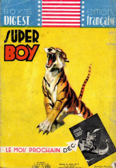 Verso de Super Boy (1re série) -2- Nylon CARTER : Une nuit dans la jungle