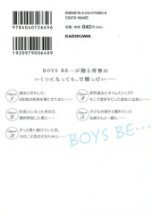 Verso de Boys be... young adult -1- Volume 1
