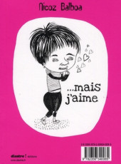 Verso de J'aime pas... mais j'aime