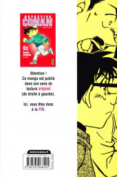 Verso de Détective Conan -93- Tome 93