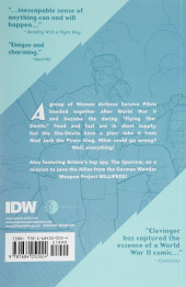 Verso de Atomic Robo Presents Real Science Adventures -1- The Flying She-Devils in Raid on Marauder Island