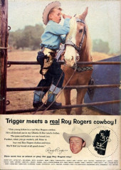 Verso de Roy Rogers and Trigger (Dell - 1955) -123- The Sign of the Burning Rock
