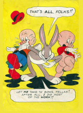 Verso de Four Color Comics (2e série - Dell - 1942) -33- Bugs Bunny Public Nuisance No. 1