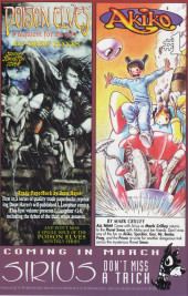 Verso de Poison Elves (1995) -1a- Mandratha Heights; (Sanctuary Book One: Deathmonks - Chapter One)