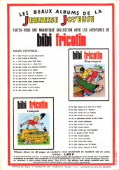 Verso de Les pieds Nickelés (3e série) (1946-1988) -57a1969- Les Pieds Nickelés voyagent