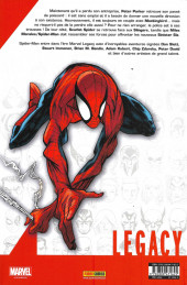Verso de Marvel Legacy - Spider-Man (Marvel France - 2018) -1- La chute de PARKER
