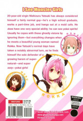 Verso de Yokai Girls -1- Volume 1