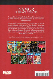 Verso de Marvel Comics : Le meilleur des Super-Héros - La collection (Hachette) -67- Namor le prince des mers