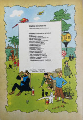 Verso de Tintin (en langues étrangères) -8Finlandais- Kunigas Ottokarin Valtikka