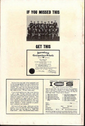 Verso de T.H.U.N.D.E.R. Agents (Tower comics - 1965) -13- The Second Atlantis