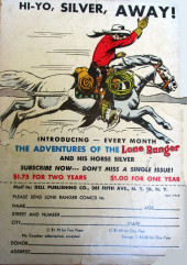 Verso de The lone Ranger (Dell - 1948) -7- Issue # 7