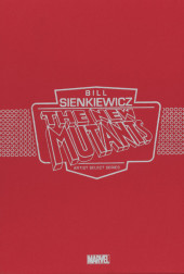 Verso de Marvel Artist Select Series - The New Mutants: Bill Sienkiewicz Marvel Artist Select Series 