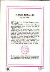 Verso de Walt Disney (Bibliothèque Rose) - Mickey Chevalier