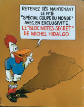 Verso de Les aventures de l'équipe de France ! -4- Henri Michel Story