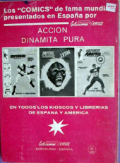 Verso de Zarpa de acero (Vértice - 1966) -2- La Zarpa ataca