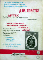 Verso de Zarpa de acero (Vértice - 1966) -3- La Zarpa en acción