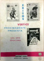 Verso de Zarpa de acero (Vértice - 1966) -25- Mensajeros siniestros