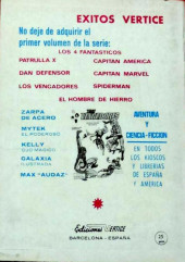 Verso de Zarpa de acero (Vértice - 1966) -28- El castillo lóbrego