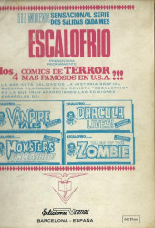 Verso de Zarpa de acero (Vértice - 1966) -HS07- Especial 7