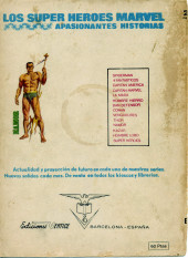 Verso de Zarpa de acero (Vértice - 1966) -HS11- Especial 11