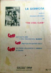 Verso de Zarpa de acero (Vértice - 1964) -7- El diabólico doctor Magno