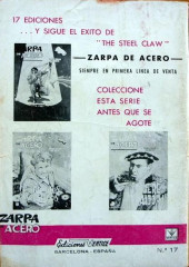 Verso de Zarpa de acero (Vértice - 1964) -17- El fin de la invasion