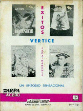 Verso de Zarpa de acero (Vértice - 1964) -18- La nave fantasma