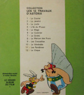 Verso de Asterix (Mini-livres - Les 12 travaux d'Astérix) -7- La grotte